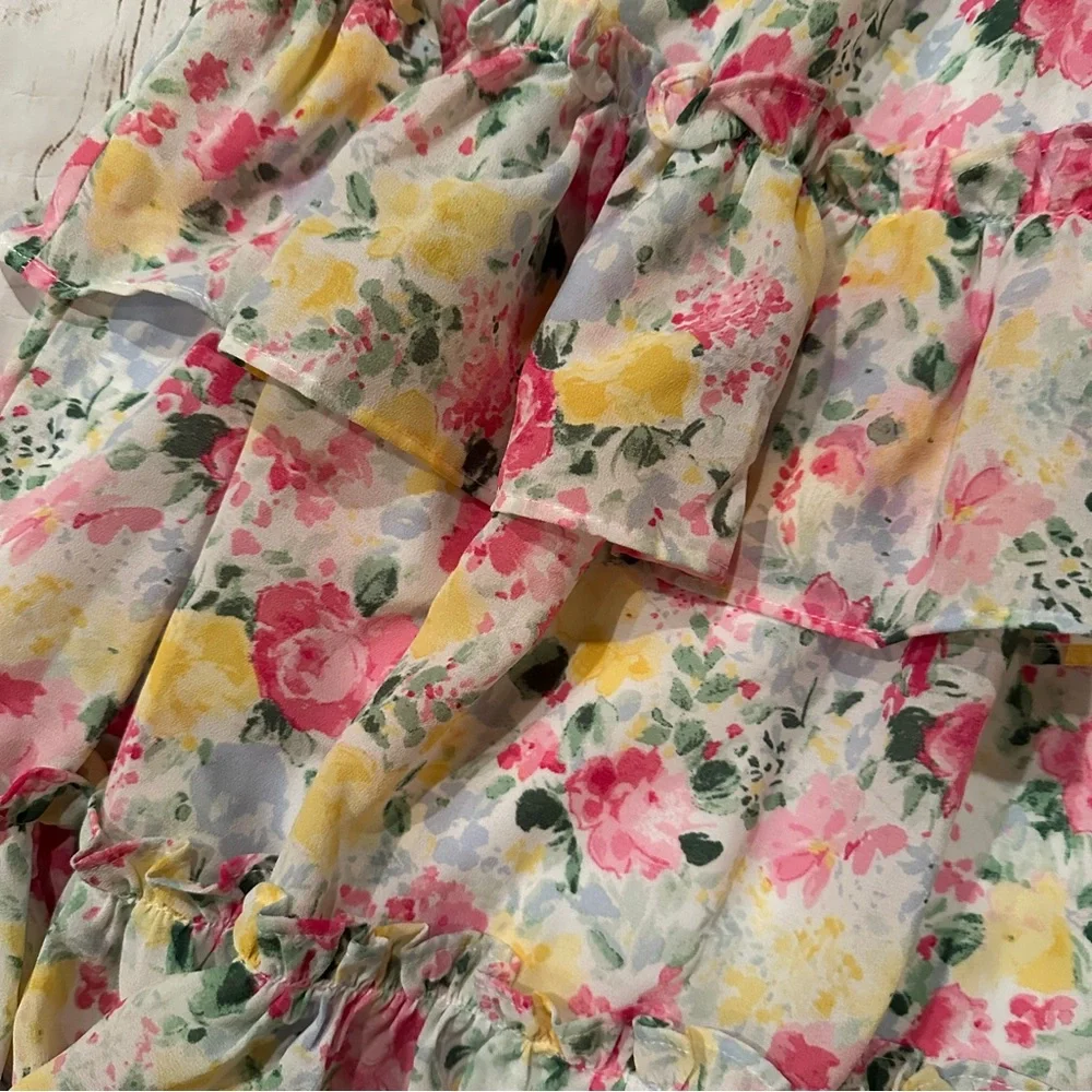 Janie and Jack floral dress nwt 12y - Picture 6 of 10